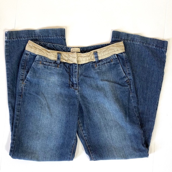 Anthro Elevenses Wide Leg Trouser Jeans sz 31 - Picture 3 of 9